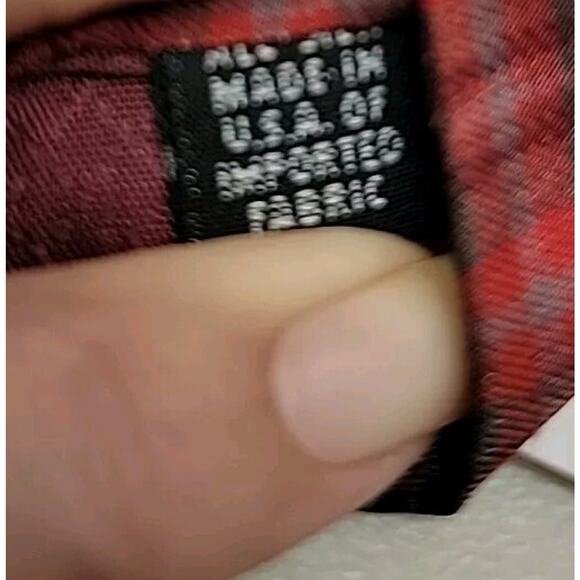 HATHAWAY GOLF Vintage Golfer Tie 100% Silk Red And Blue Plaid Made In USA - Picture 8 of 8